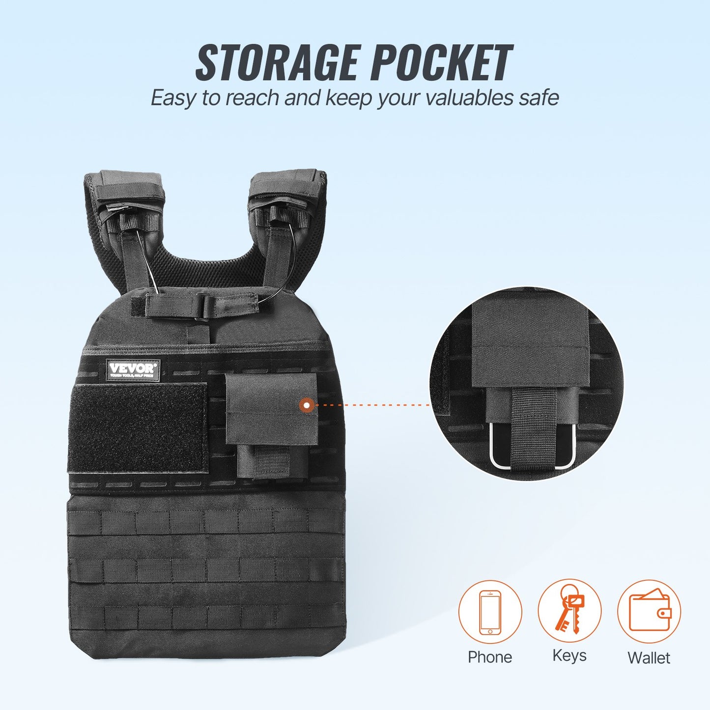 Weighted Vest, 40lb Weight Vest, Adjustable Body Weight Jacket For Men Women, Workout Equipment For Strength And Endurance Training, Running, Jogging, Walking, Fitness, And Weight Loss