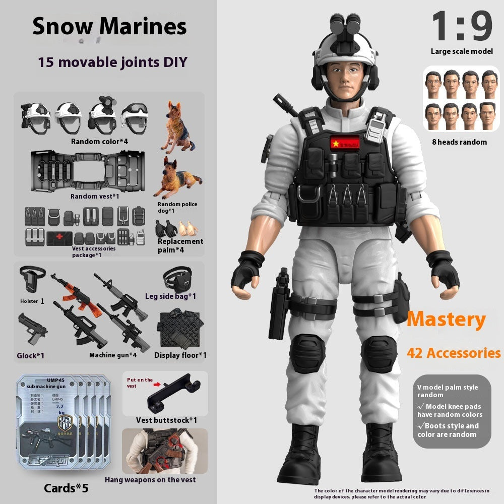 Hands And Feet Movable Bag Military Veterans Special Police Model