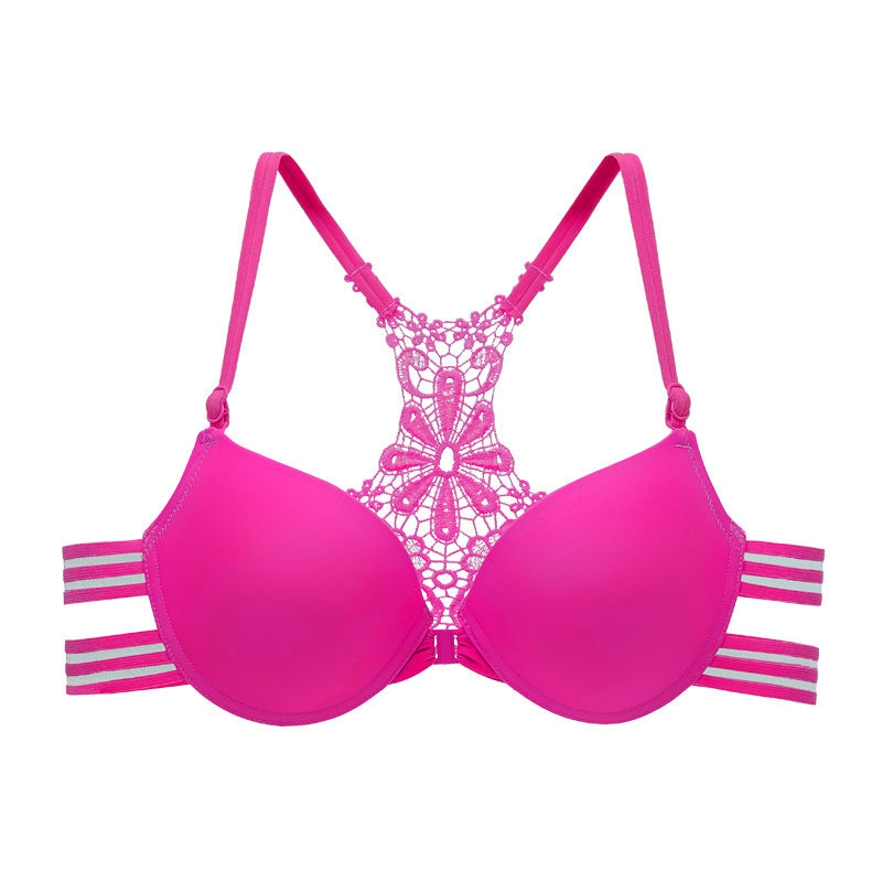 Buckled Front And Shaped Back Fashion Sexy Push Up Push Up Glossy Seamless Underwear For Women