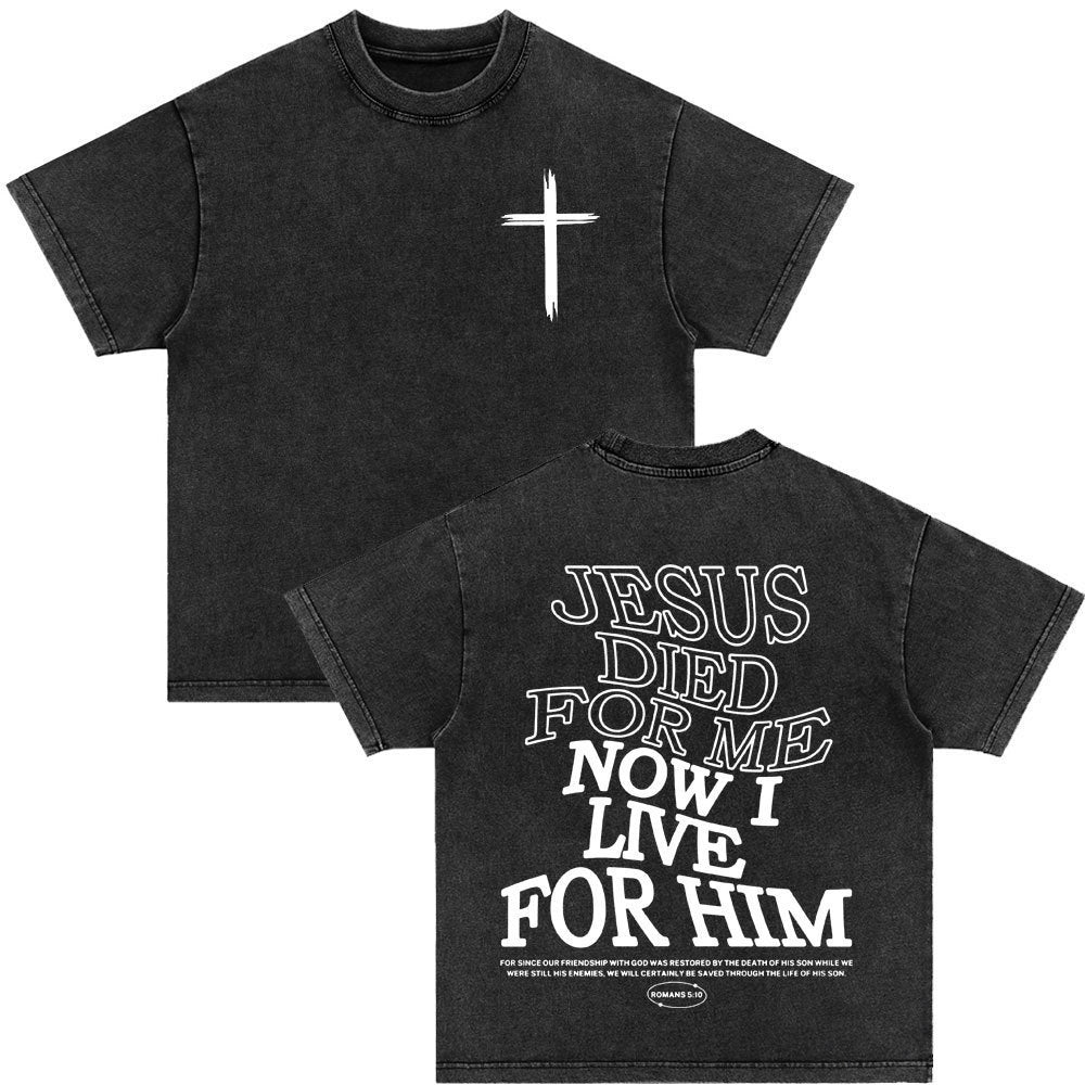 An Sngth Bible Verse Retro Washed T-shirt