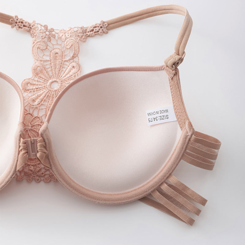 Buckled Front And Shaped Back Fashion Sexy Push Up Push Up Glossy Seamless Underwear For Women