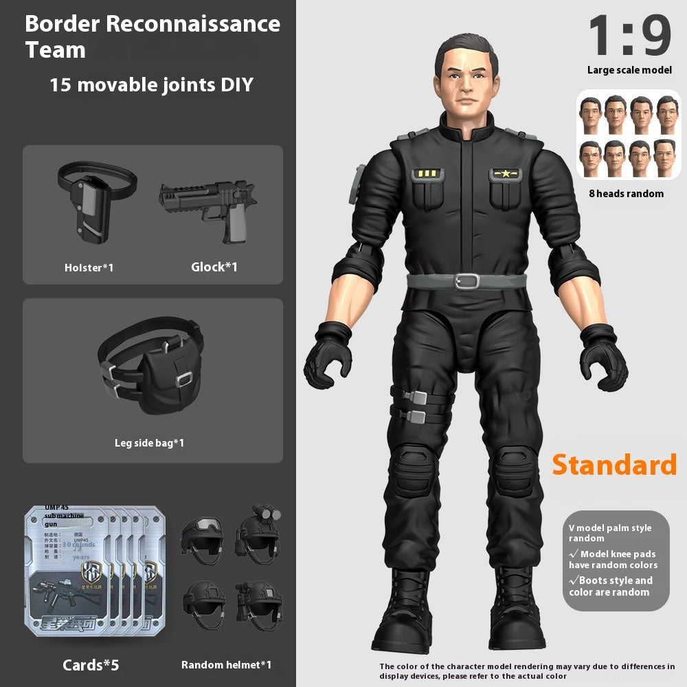 Hands And Feet Movable Bag Military Veterans Special Police Model