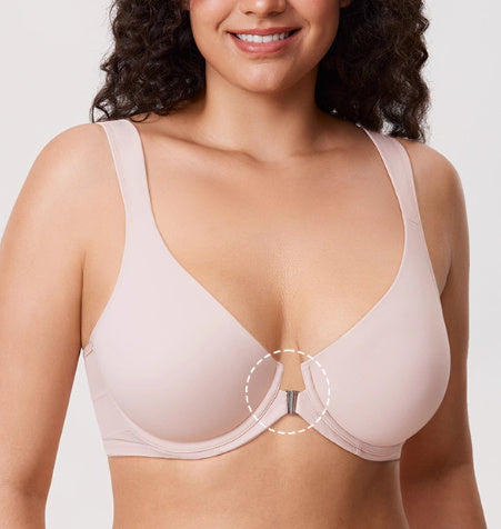 Ultra Thin Seamless Back-shaping Bra For Chubby Girls With Adjustable Undergarments