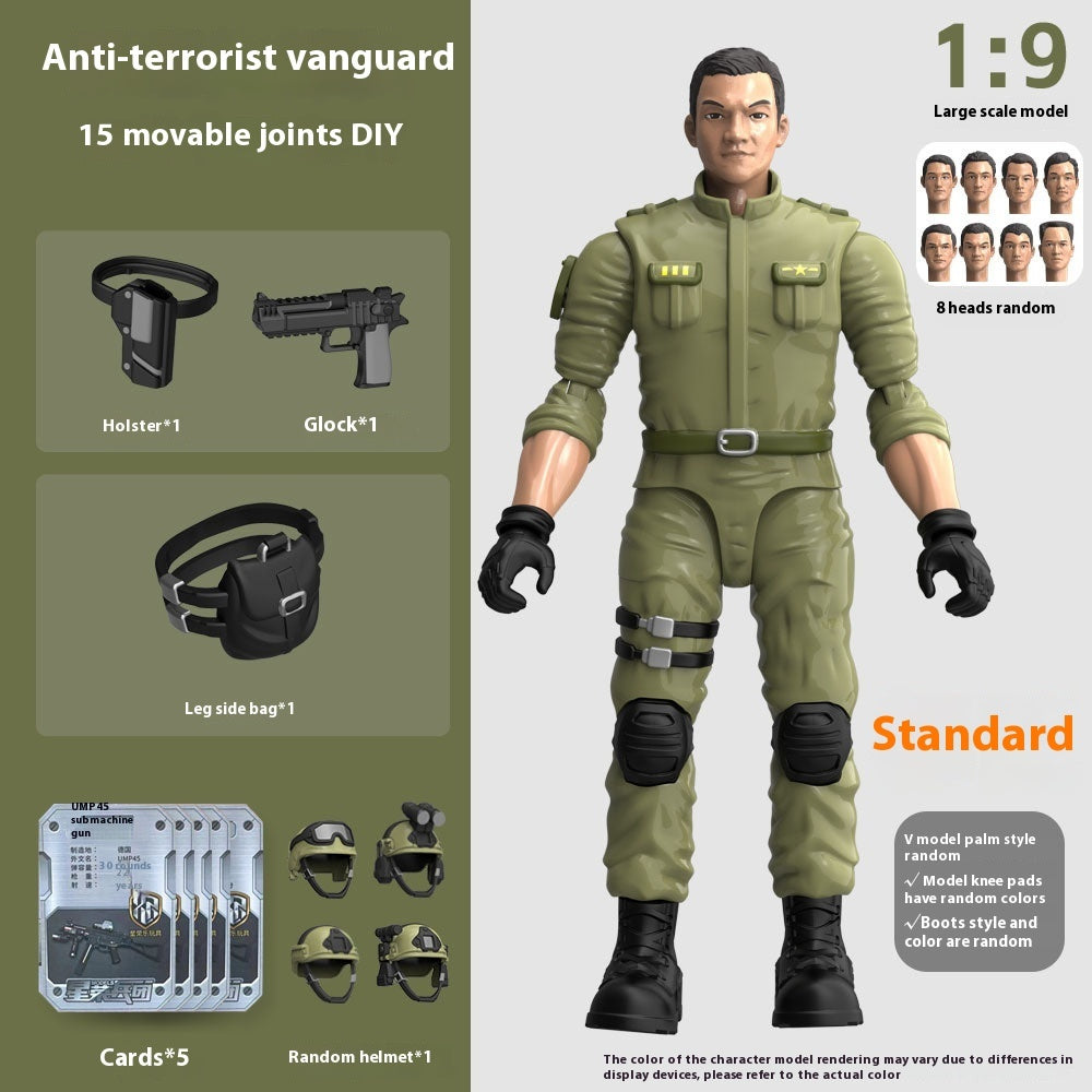 Hands And Feet Movable Bag Military Veterans Special Police Model