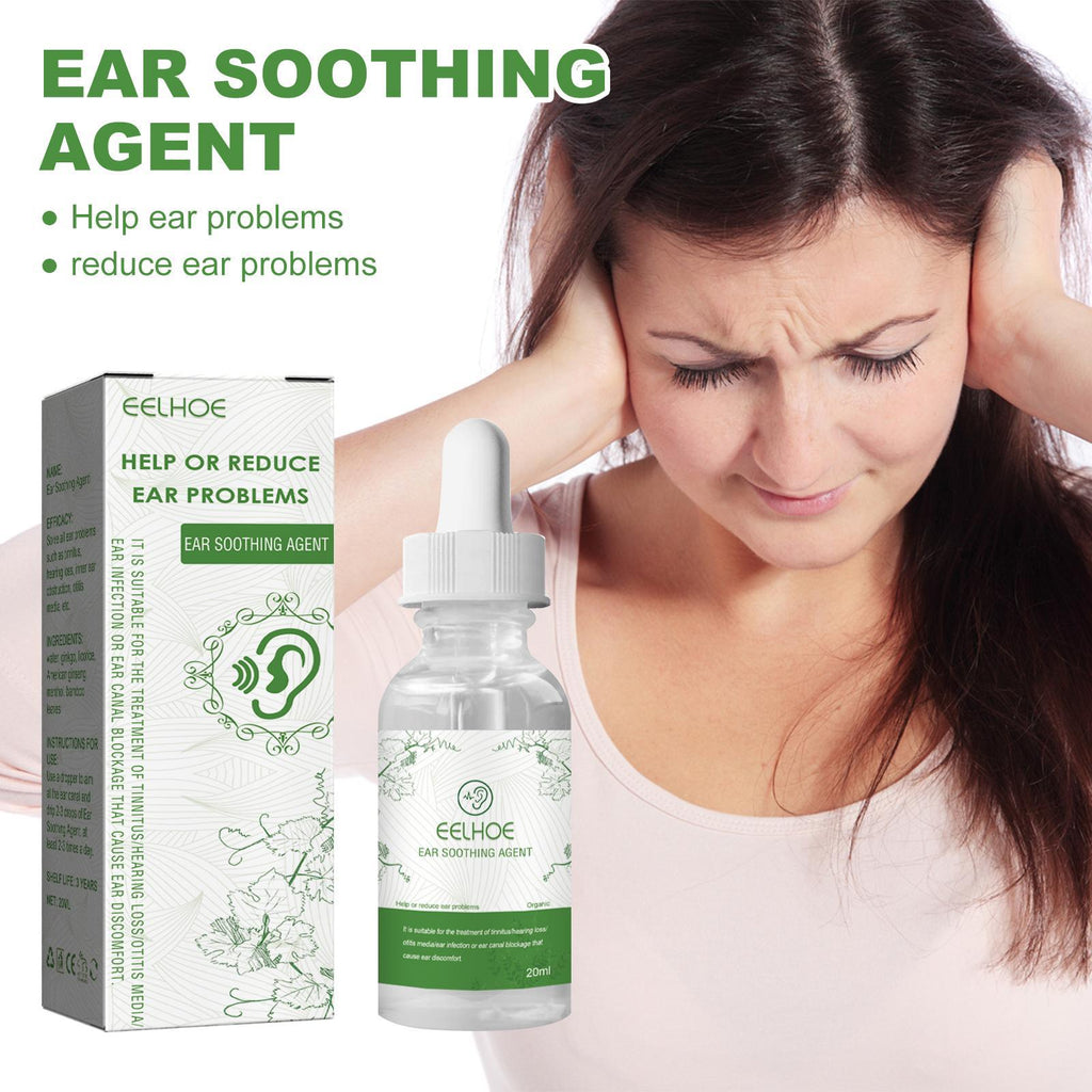 Erlebao Ear Soothing Health Care Ear Drops, Relieve Inner Ear Blockage And Tinnitus Discomfort