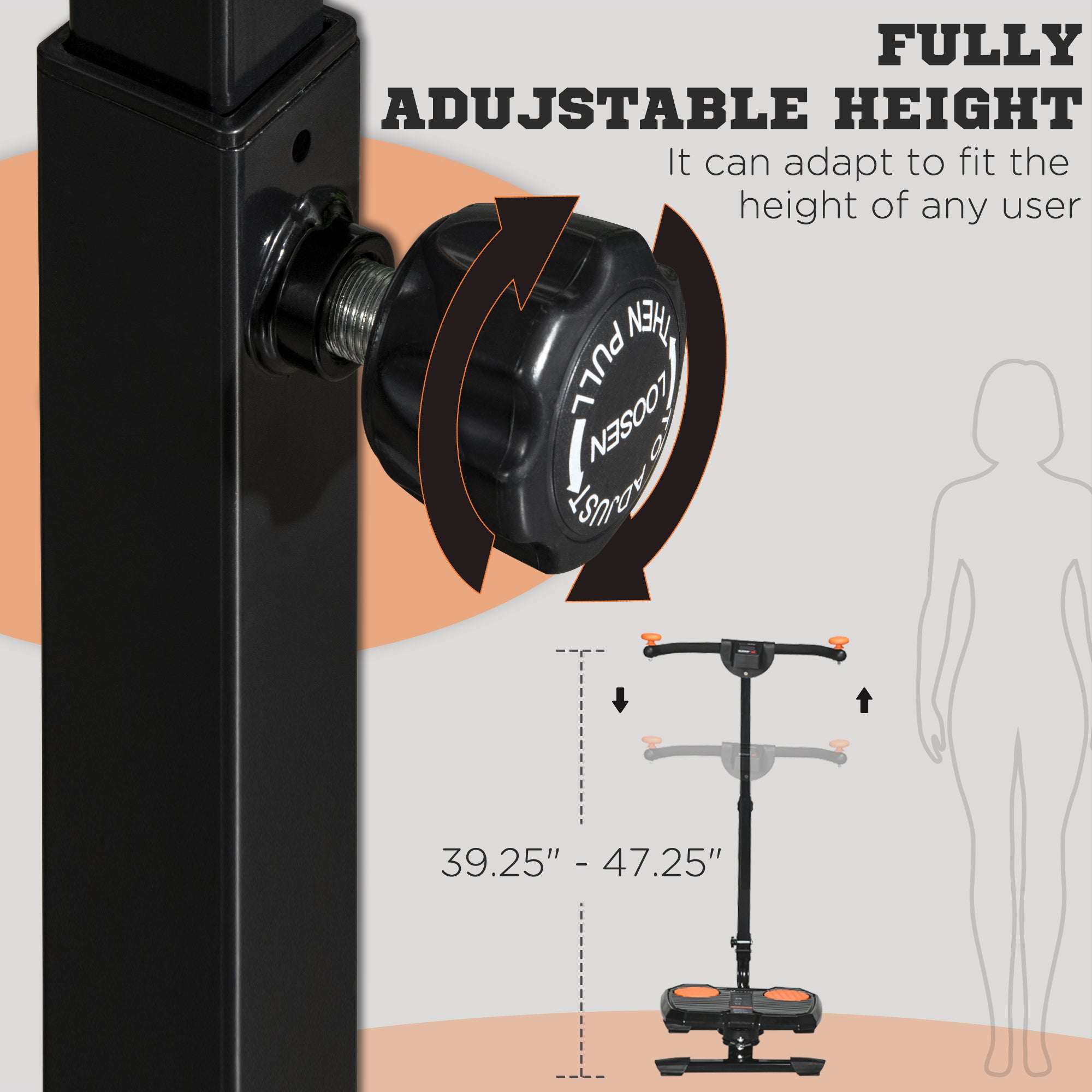 Soozier Foldable Ab Twister Board For Waist Trimming With Screen Showing Time, Calories, Etc., Ab Workout Equipment For Women & Men, Core Fitness Training Ab And Butt Workout Equipment