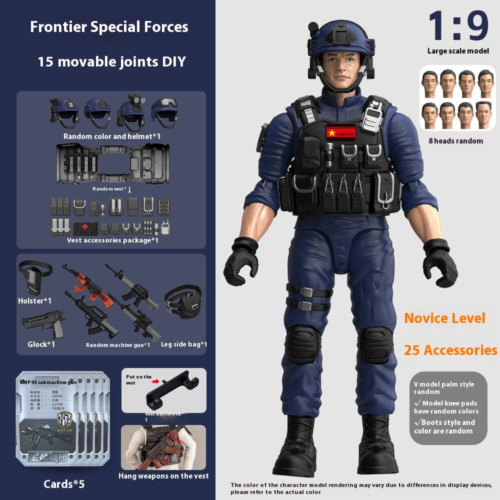 Hands And Feet Movable Bag Military Veterans Special Police Model