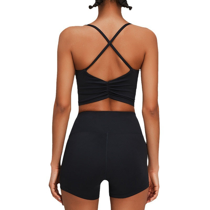 Sports Underwear Women's Cross Beauty Back Vest Yoga