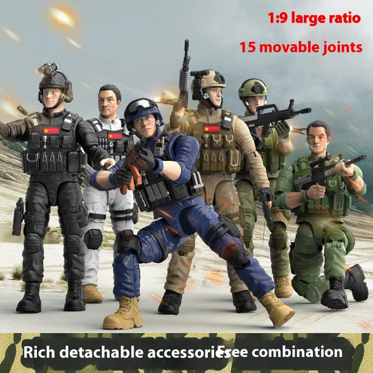 Hands And Feet Movable Bag Military Veterans Special Police Model