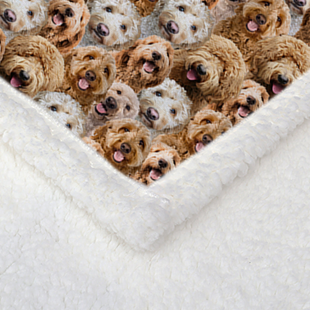 Cockapoos Fleece Blanket Fuzzy Dogs Blanket For Kids Adults Cute Puppy Cockapoos Throw Blanket Puppy Dog Animal Pattern Sherpa Blankets Cockapoos Gifts For Women