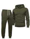 Light Board All-matching Hooded Sweatshirt And Sweatpants Leisure Sports Suit