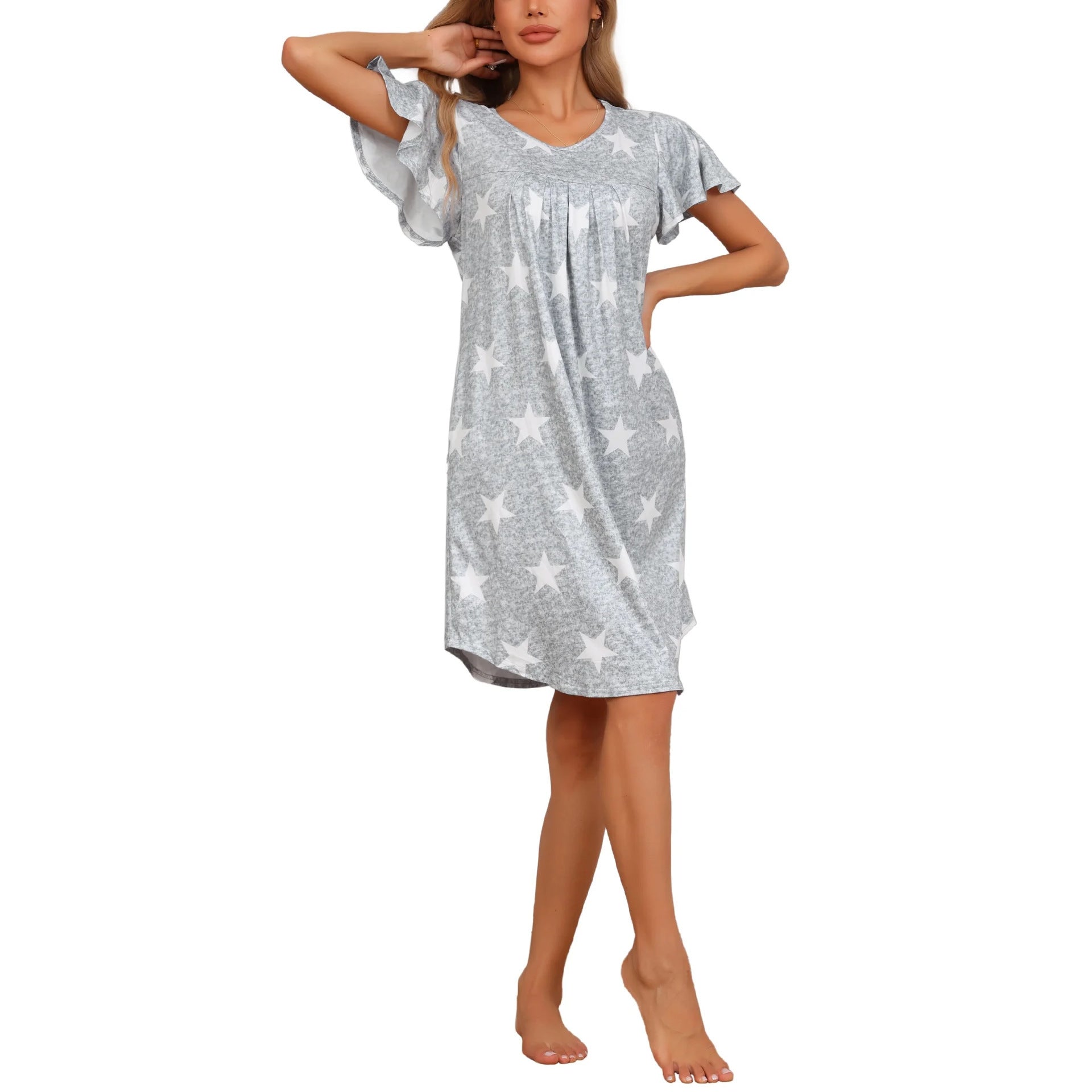 Milk Silk XINGX Printed Women's Home Clothes Pajamas For Women.