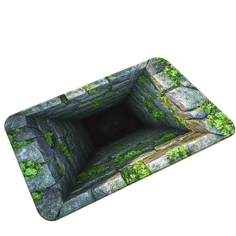 Visual 3D Effect Home Ground Mat Bathroom Non-slip Absorbent