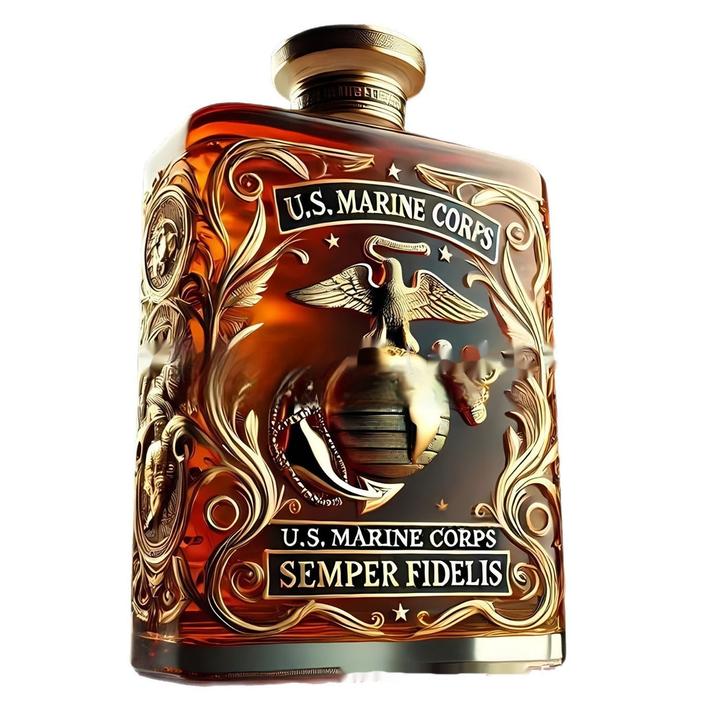 Independent Station Veterans Salute Whiskey Bottle