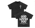 An Sngth Bible Verse Retro Washed T-shirt