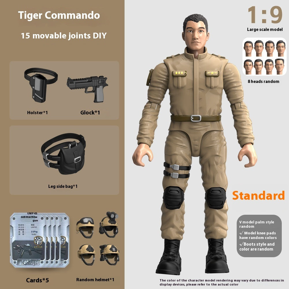 Hands And Feet Movable Bag Military Veterans Special Police Model