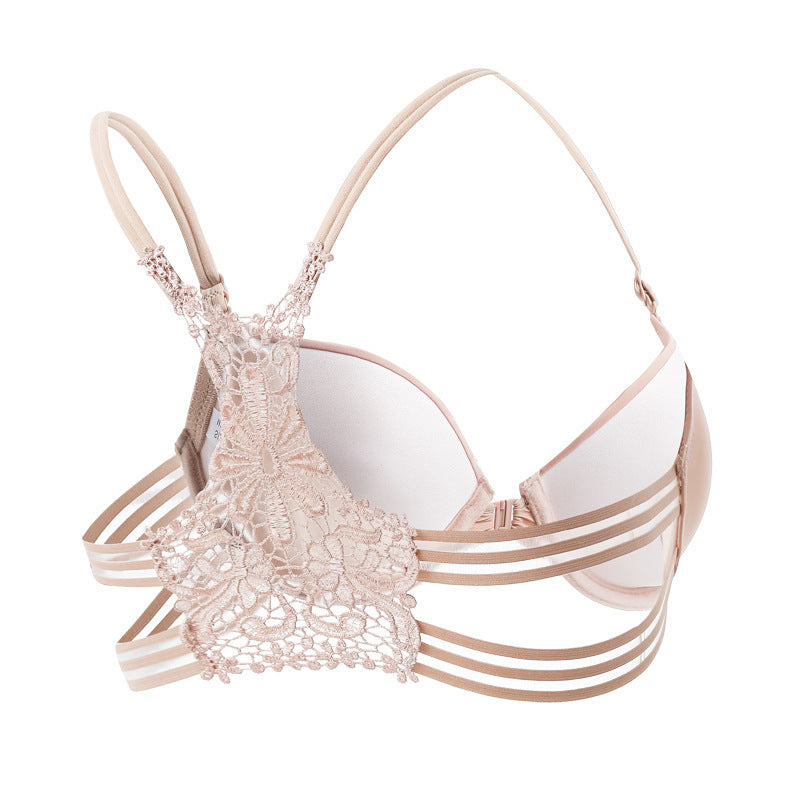 Buckled Front And Shaped Back Fashion Sexy Push Up Push Up Glossy Seamless Underwear For Women