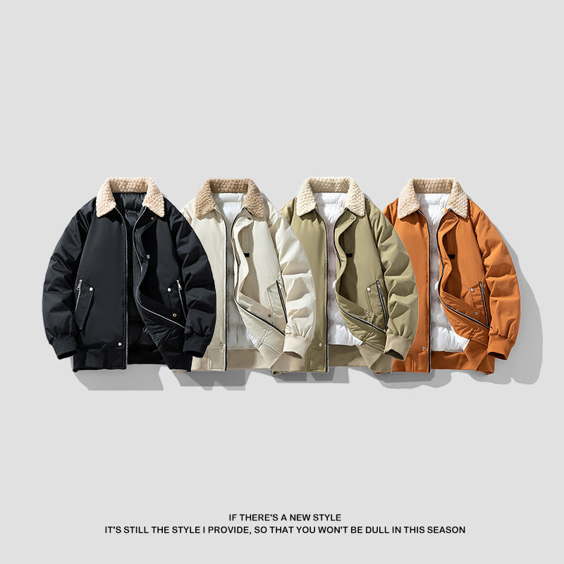 Hooded Thickened Thermal Men's Coat