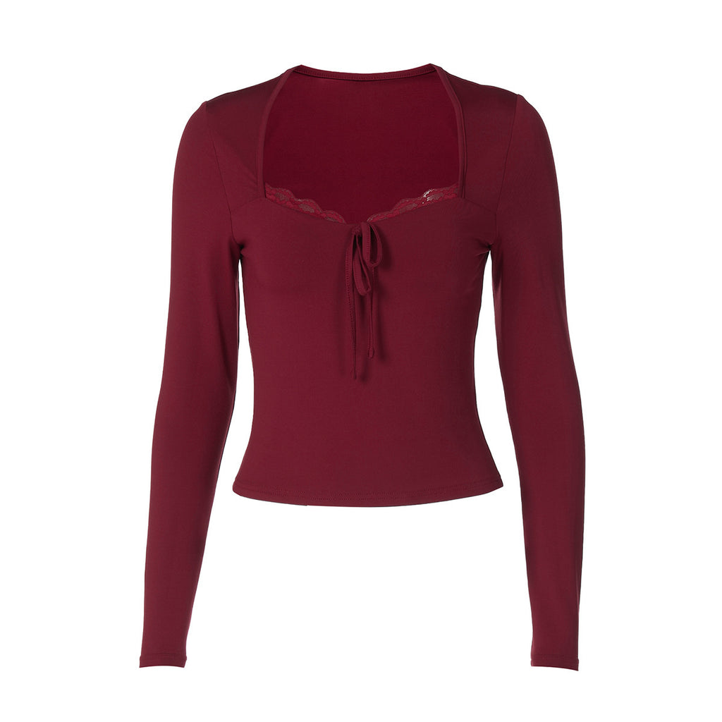 Women's Lace Fashion Hot Girl Skinny Slimming Top