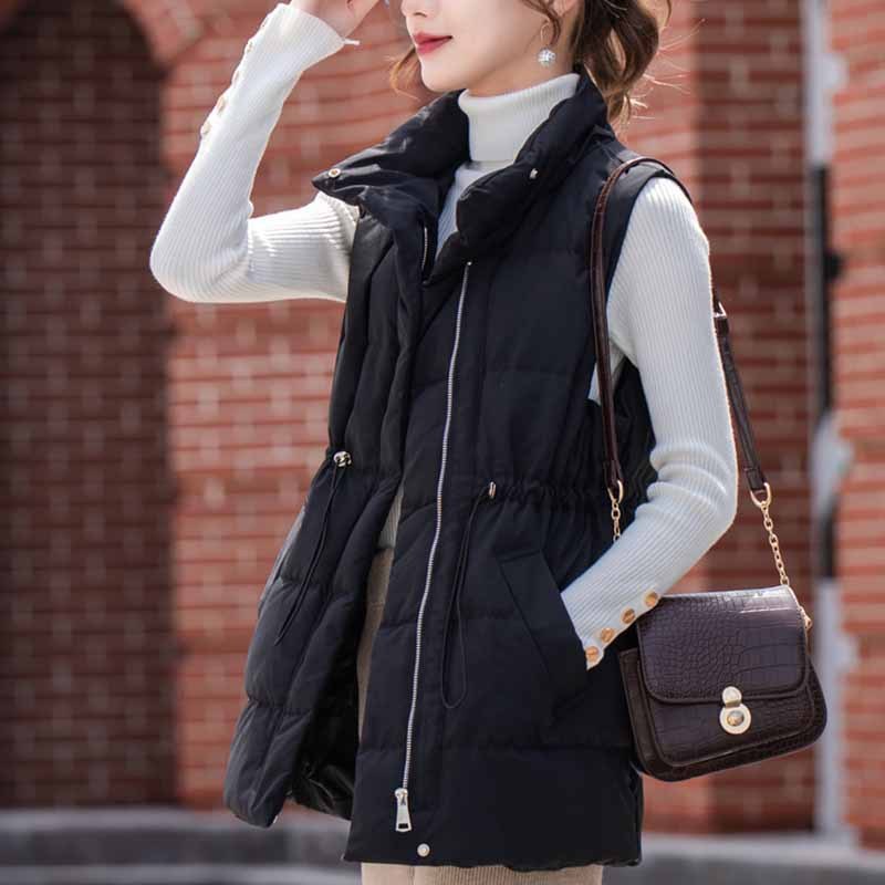 Women's Korean-style Short Duck Down Lightweight Down Vest