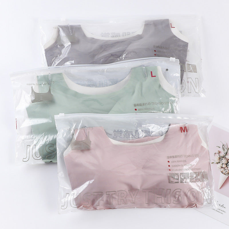 Seamless Underwear One-piece Women's Ice Silk Back Shaping Sports Yoga