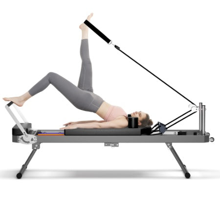 Pilates Core Bed, Foldable Home High Quality, Yoga Studio Same Commercial Fitness Equipment, Black