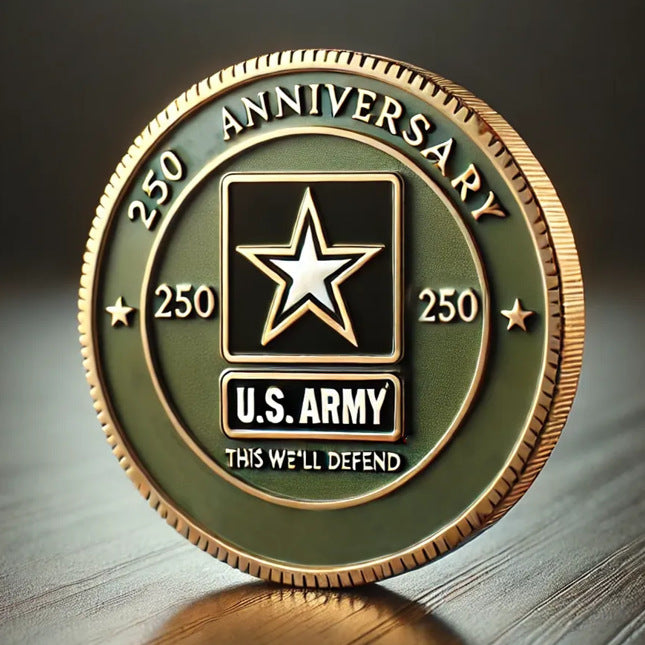 Navy 250th Anniversary Badge 2D Flat Acrylic Print