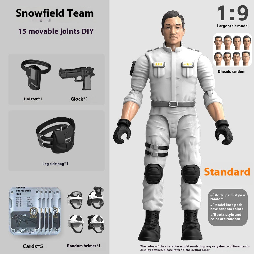 Hands And Feet Movable Bag Military Veterans Special Police Model