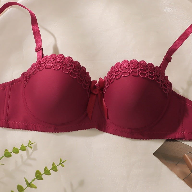 Embroidered Butterfly Bra Lingerie Set, Non-slip, Fashionable And Sexy Women's Lingerie Set,Multiple Colors Available