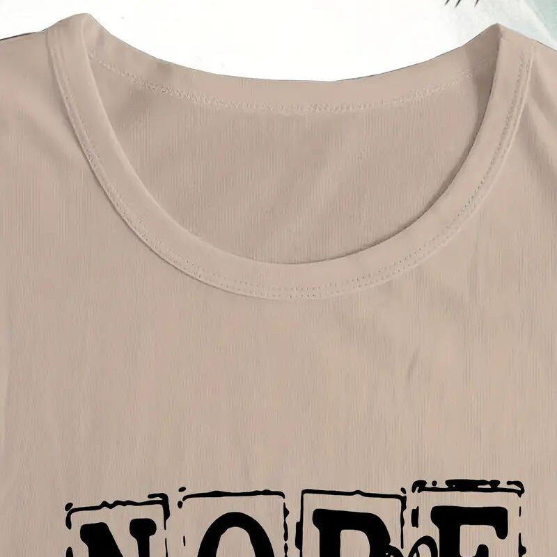 Womens Nope Not Today T Shirt Casual Funny Letter Printed Crew Neck Long Sleeve Shirts