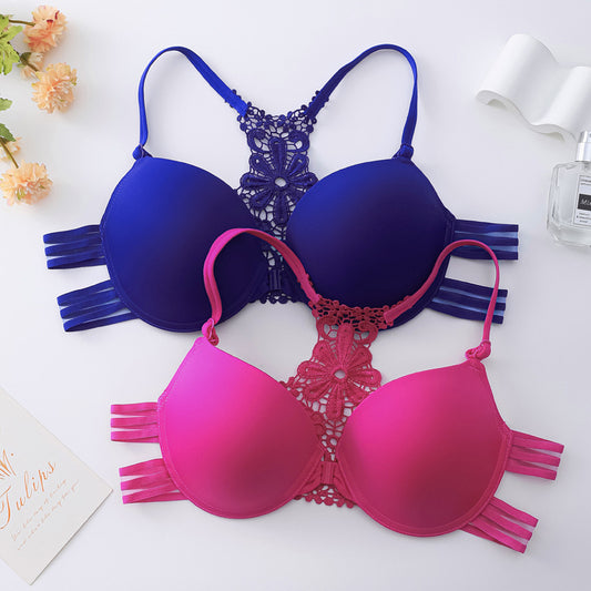 Buckled Front And Shaped Back Fashion Sexy Push Up Push Up Glossy Seamless Underwear For Women