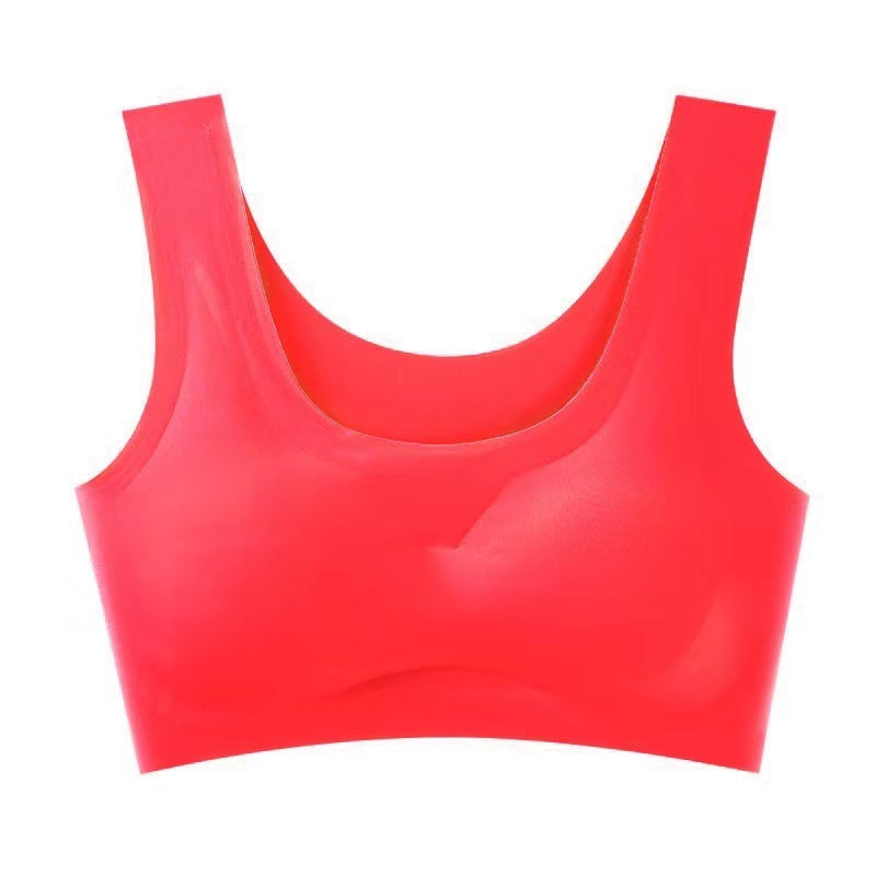 Seamless Underwear One-piece Women's Ice Silk Back Shaping Sports Yoga