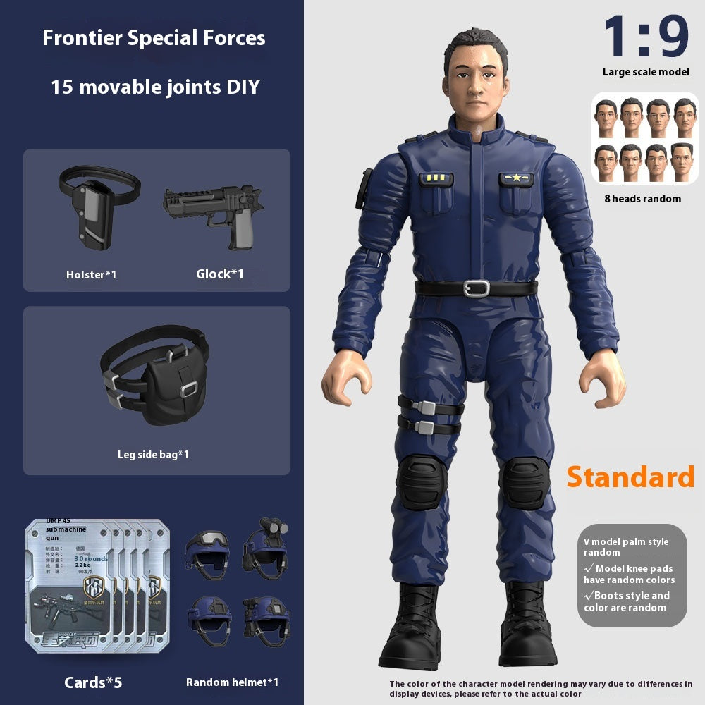 Hands And Feet Movable Bag Military Veterans Special Police Model