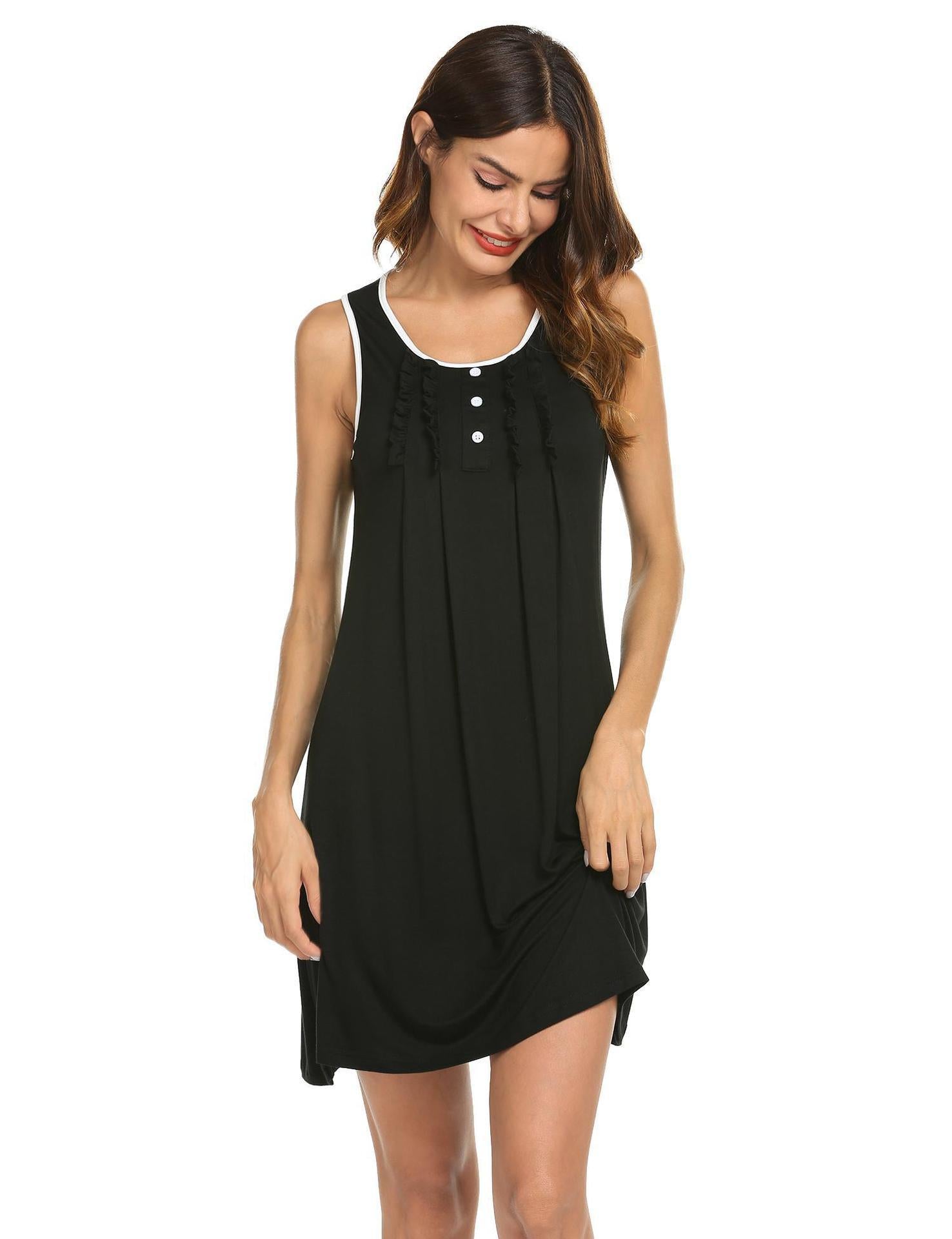 Simple Solid Color Outerwear Homewear Pajamas For Women