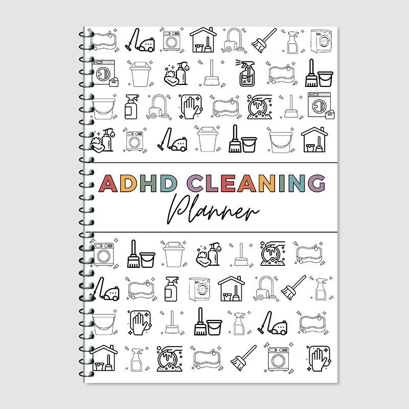 Multi-Action Cleaning Planner Coil Notebook