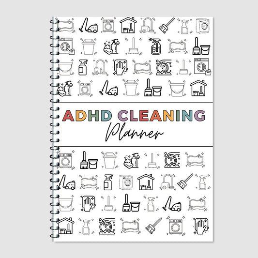 Multi-Action Cleaning Planner Coil Notebook