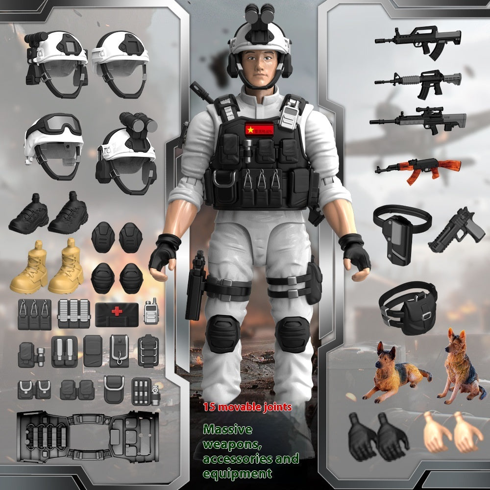 Hands And Feet Movable Bag Military Veterans Special Police Model