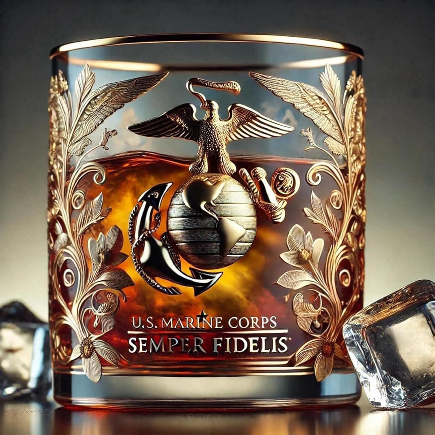 Veterans Salute Glass Veterans