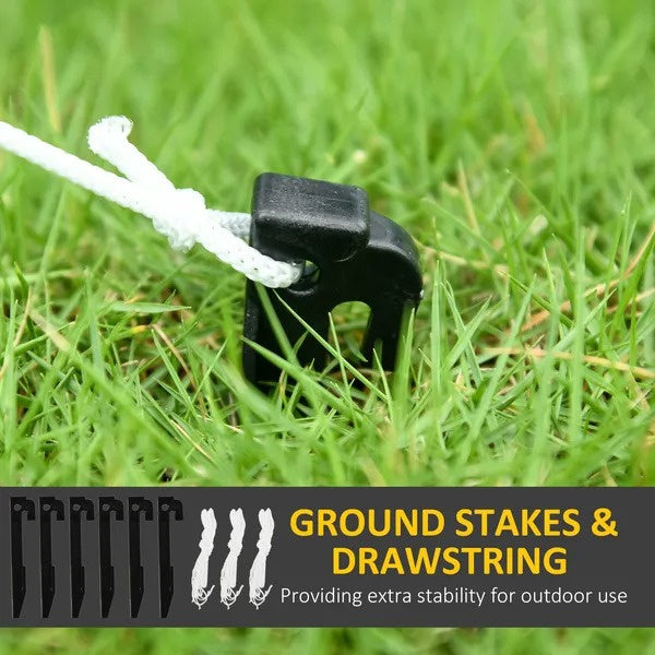 12FT Christmas Inflatable Decorations, Xmas Blow Up Snowman With Rotating Colorful LED Light For Indoor, Outdoor