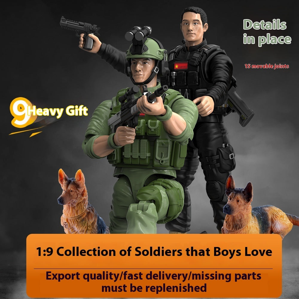 Hands And Feet Movable Bag Military Veterans Special Police Model