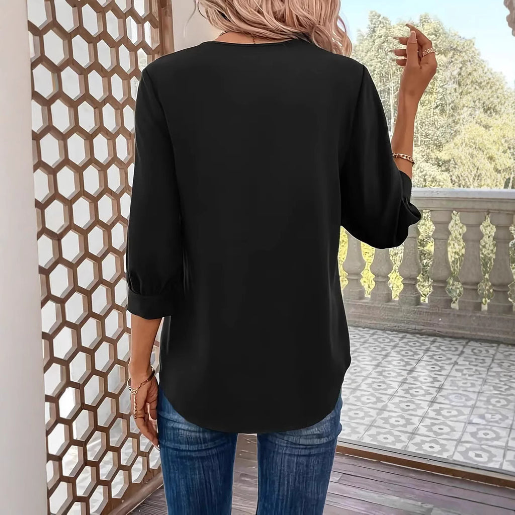 Women's Fashion Loose-fitting Long Sleeves Shirt