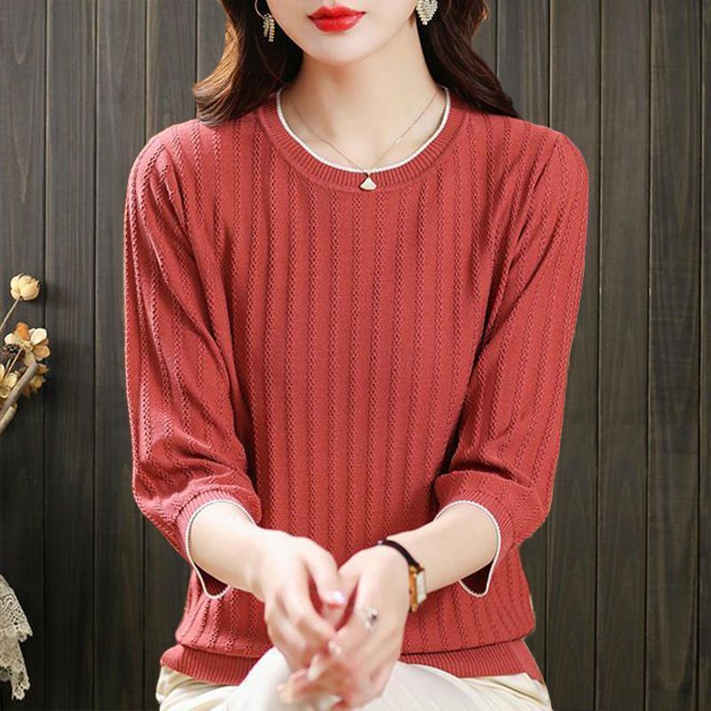 Thin Casual Sweater Top For Women