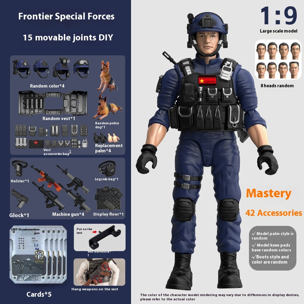 Hands And Feet Movable Bag Military Veterans Special Police Model