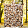 Cockapoos Fleece Blanket Fuzzy Dogs Blanket For Kids Adults Cute Puppy Cockapoos Throw Blanket Puppy Dog Animal Pattern Sherpa Blankets Cockapoos Gifts For Women