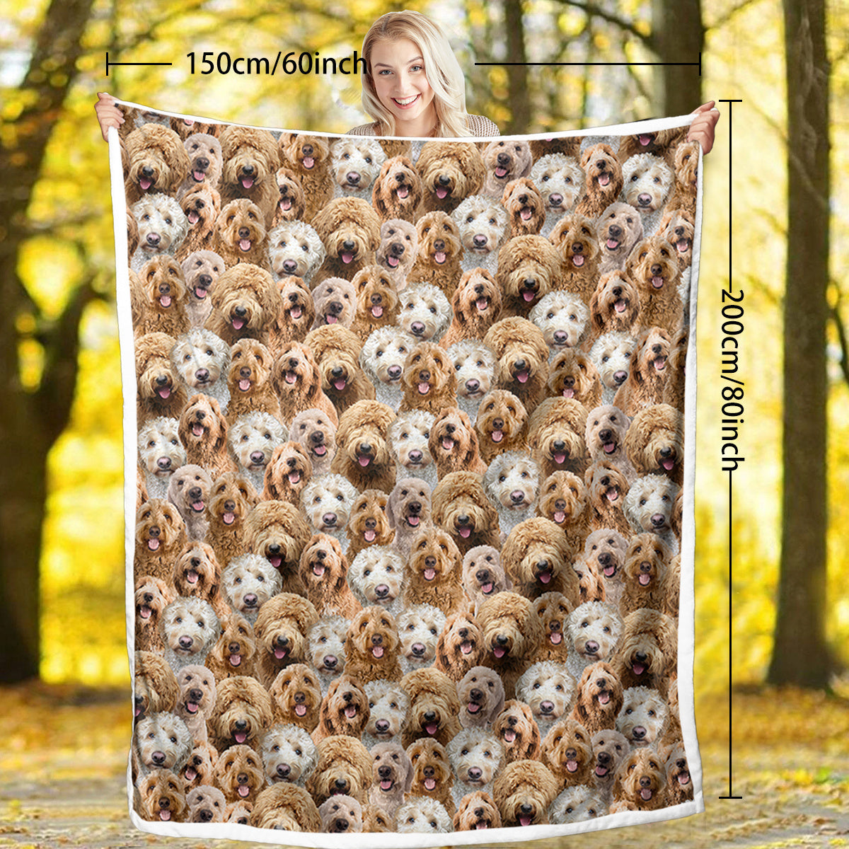 Cockapoos Fleece Blanket Fuzzy Dogs Blanket For Kids Adults Cute Puppy Cockapoos Throw Blanket Puppy Dog Animal Pattern Sherpa Blankets Cockapoos Gifts For Women