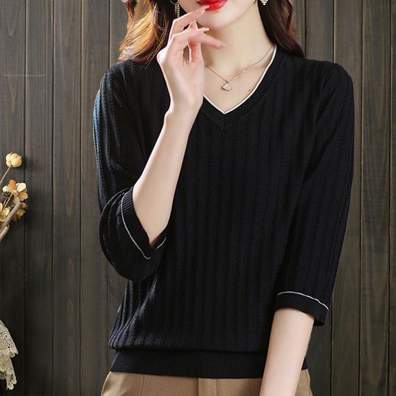 Thin Casual Sweater Top For Women