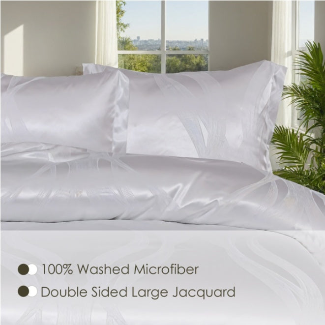 1 PC Luxury Satin Microfiber Bedding Set