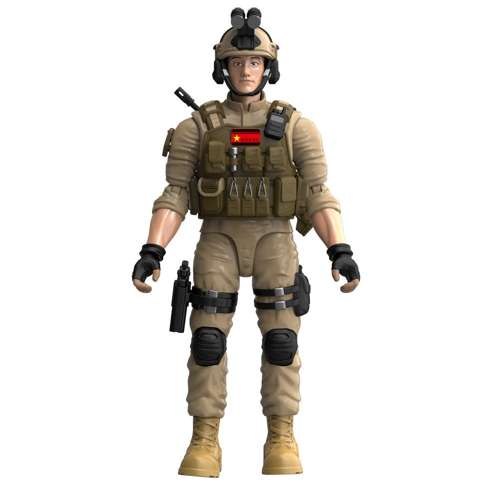 Hands And Feet Movable Bag Military Veterans Special Police Model