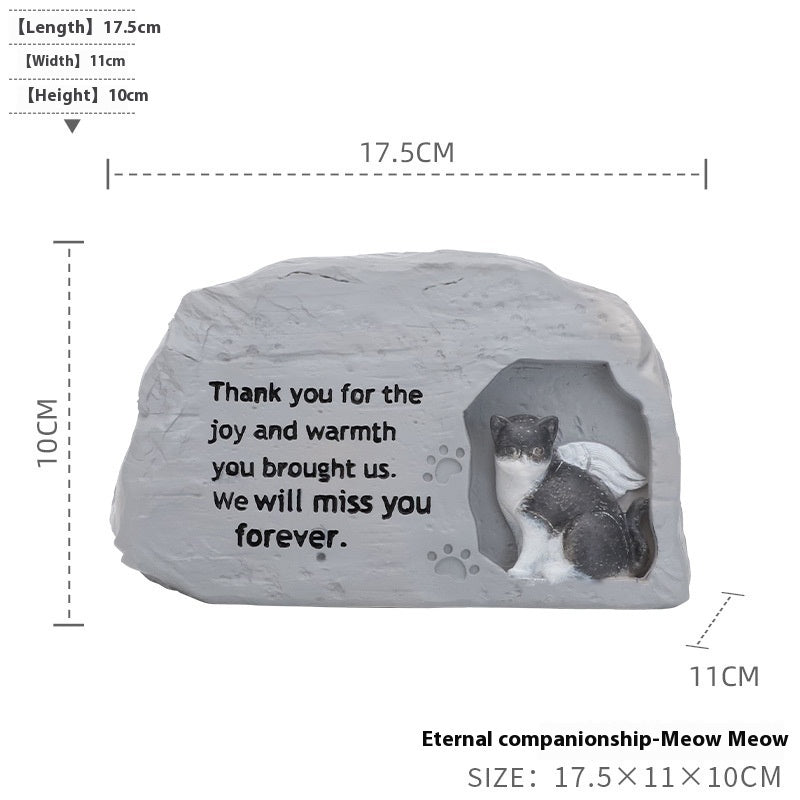 Resin Pet Urn Animal Memorial Supplies