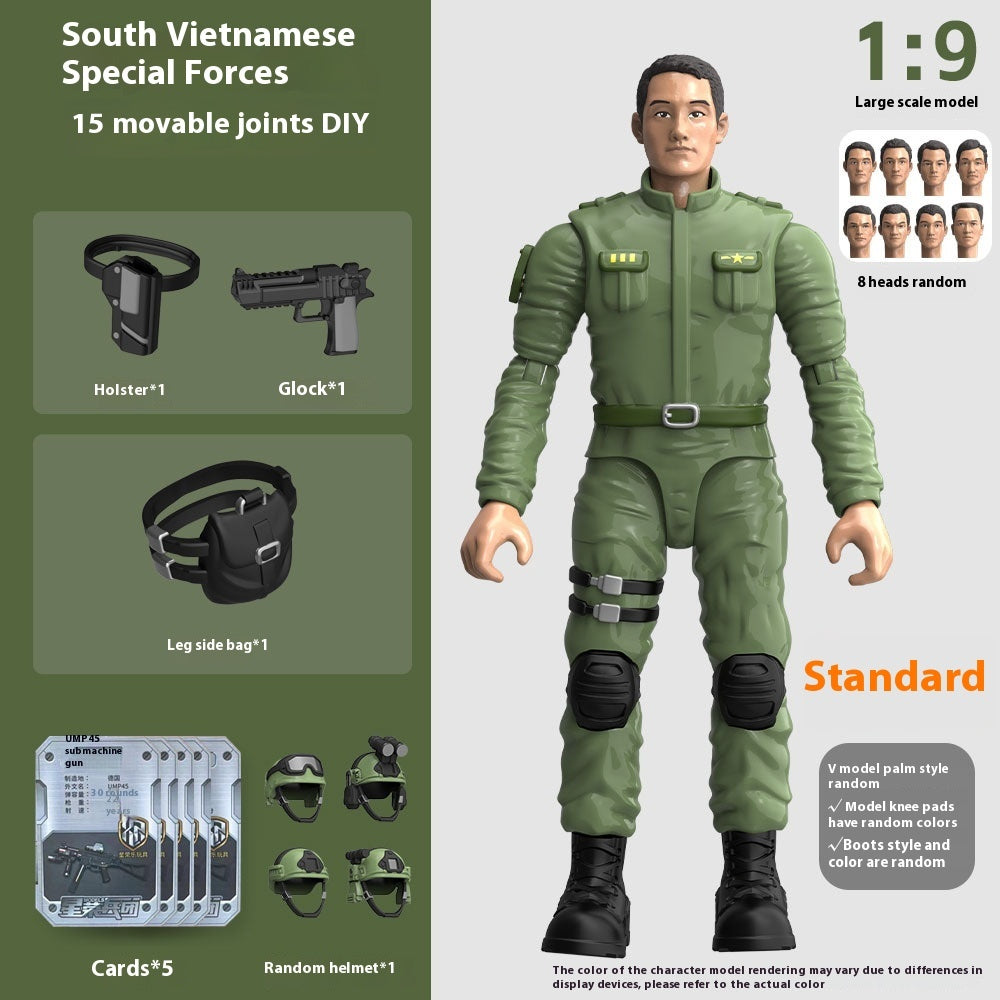 Hands And Feet Movable Bag Military Veterans Special Police Model